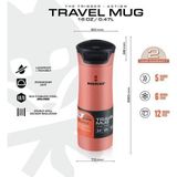 Travel Mug Termos Bardak 0.47 Lt- Mercan