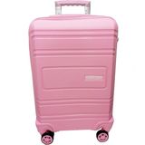 Travel Polo A1017 ABS Fuşya 65 cm Orta Boy Valiz