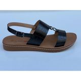 Travel Soft INT1223Y048 3FX Kadın Siyah Sandalet