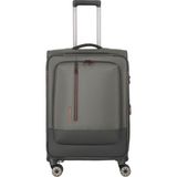 Travelite Travelit Crosslite 5.0 4W Trolley M Körüklü Orta Boy Valiz - Yeşil
