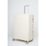 travelpolo Büyük Boy Kırılmaz Valiz Krem 1017