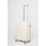 travelpolo Küçük Boy Kırılmaz Valiz Krem 1017