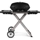 Travelq 285X Portatif Gazlı Barbekü - Ahşap - Beyaz