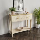 Traverten Desenli Modern Dresuar, 2 Çekmeceli 90Cm Mermer Desenli - Tamamı Mdf