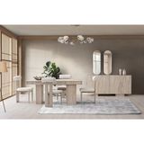 Traverten Mdf Yemek Odası Takımı - Aytaşı - 6 Sandalye