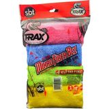 Trax Oto Cam ve Temizlik Bezi Nano Teknoloji Mikro Fiber Bez Eko Paket 4 Lü 30X30