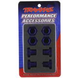 Traxxas 5353X Splined Tekerlek Göbek Modeli Araba Parçaları, Mavi