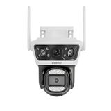 Trcharger 4Mp 2 Kameralı Wifi Ptz Güvenlik Kamerası – Hareketli Yönlendirme İnsan Algılama Gece Görüşü S302