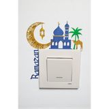 tredblock Ramazan Temalı Dekoratif Priz Çerçevesi - Ramazan Dekorasyonu Priz Süsü Priz Çerçevesi Prizzy