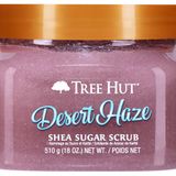 Tree Hut Desert Haze Shea Sugar Scrub | Peeling vücut peelingi, yumuşak ve nemli bir his için ölü ve kuru cildi giderir | bakım sağlayan esansiyel vücut bakımı | 532 ml