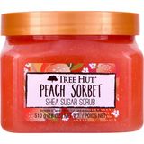 Tree Hut Peach Sorbet Shea Sugar 510 gr Vücut Peelingi