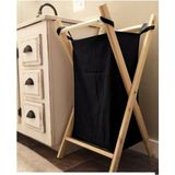 Tree World Siyah Ahşap Kirli Çamaşır Sepeti Siyah Katlanır Çamaşır Sepeti 20-49 L 35 X 50 Ahşap Type 0