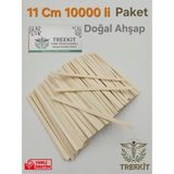 Treekit 11 cm Ahşap Çay Karıştırıcı 10.000 Adet – Tek Kullanımlık Doğal Tahta Karıştırıcı – Kafe, Restoran, Çay Ocağı ve Ofisler Için Ekonomik Toplu Paket