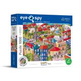 Trefl 10712 1000 Element, Şaşırtıcı Detaylar, En Kalın Karton, Organik, EKO, Yetişkinler ve Çocuklar için Yaratıcı Eğlence 12+ Spy Sneaky Peakers: Paris, France Puzzle