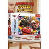 Trefl Arabalar 30 Parça Puzzle Lisanslı - Şimşek Mcqueen Ve Mater Eğitici Yapboz (3+ Yaş)
