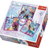 Trefl Frozen 20+36+50 3'lü Parça Puzzle