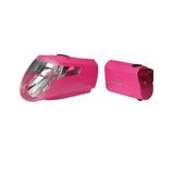 Trelock Ls 360 I-Go Eco / Ls 720 -Bisiklet Aydınlatma Seti Pembe