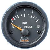Trem yağ basınç göstergesi 12V/10 BAR SİYAH