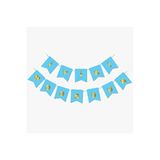 Trend 38 parti malzemeleri Mini Party Store Mavi Gold Iyi Ki Doğdun Yaldızlı Banner