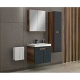 Trend 60 Cm Banyo Dolabı (Barok-Antrasit Gri)