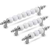 Trend 64-96-128-160 mm Boncuk Dolap Çekmece 64 mm Gümüş Kulp