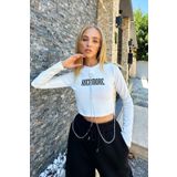 Trend Alaçatı Stili Beyaz Kadın Bluz