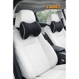 TREND Araç İçi Boyun Destek Yastığı Yumuşak 2 Parça SİYAH 29x22x11