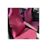 Trend Auto PEMBE BARBİE SERVİS KILIFI & KOLTUK KILIFI PAMUK PENYE UNİVERSAL SET