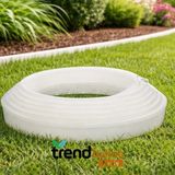 Trend Bahçe LED Takılabilir Çim Sınırlayıcı 25 mtl Şeffaf Plastik Malzeme ile Bahçe Kullanımı