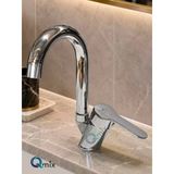 Trend Banyo Lavabo Bataryası Aç Kapa Özellikli Pirinç Malzeme Sıcak Soğuk Çift Su Girişli
