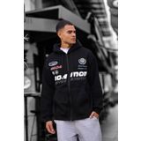 Trend Blues Motosport Fermuarlı Oversıze Kalın Sweatshırt Hırka