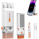 Trend Çok Fonksiyonlu Temizlik Seti Fırça/ekran Silme Özelliği ve Telefon Standı Katlanabilir Notebook/laptop/klavye/macbook ile Uyumlu ve Telefon/tablet/pc/airpods ile Uyumlu Temizleme Kiti