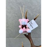 TREND COLOR Oda Kokusu Gül Aromalı Pembe Peluş Ayıcık Içerisinde, 15 ml Kalıcı Koku Oda Kokusu - SENİ SEVİYORUM