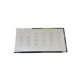TREND DELUXE 24 D.D.K. - 24 LED DİKDÖRTGEN 4LU SIRA Vitrin Aydınlatma Krom