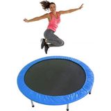 Trend Deluxe 92 cm Çap Trambolin 36 İnç Mavi Renkli Katlanamayan Yüksek Dayanıklılık