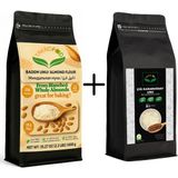 Trend Food 1 kg %100 Badem Unu (Ince Çekim)+ 1 kg %100 Çiğ Karabuğday Unu *ketojenik*glutensiz*yüksek Protein - 2 kg