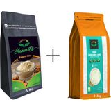Trend Food Badem Unu İnce Çekim 1 kg + Yeşil Mercimek Unu 1 kg - 2 kg