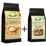 Trend Food Öğütülmüş Beyaz Badem Unu 1000 gr + Psyllium Karnı Yarık Otu Tohumu Tozu 250 gr - 1,25 kg