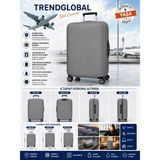 Trend Global Kabin Boy Valiz Kılıfı Esnek Valiz Bavul Koruyucu Kılıfı Gri - KABİN BOY
