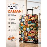 Trend Global Valiz Bavul Koruyucu Kılıfı HONOLULU - Bej - BÜYÜK BOY