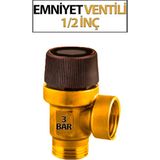 Trend Hause 1/2'lik Emniyet Ventili 3 Bar