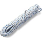 Trend Hause 8 mm Kalınlığında 15 Metre Uzunluğunda Naylon Halat – Dayanıklı ve Çok Amaçlı Halat Ip Urgan - Mavi - Kırmızı - Beyaz