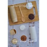 Trend Hediye Sepeti 100'lü Mini Boy Kraft ve Beyaz Muffin, Cupcake Kalıbı 45x35 mm