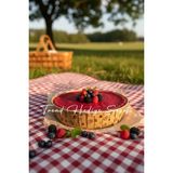 Trend Hediye Sepeti 25'li Cheesecake Kalıbı , Yuvarlak Kraft Kek Desenli Muffin Kek Kalıbı , 17,5x15 cm ,Airfryer Uyumlu