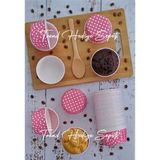 Trend Hediye Sepeti 50'li Büyük Boy Jumbo XL Pembe Puantiyeli Muffin, Cupcake Kalıbı, Kek Kalıbı, Cupcake Kağıdı, Airfryer Uyumlu