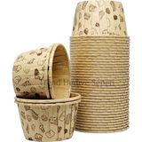 Trend Hediye Sepeti 50'li Kek Desenli Muffin, Cupcake Kek Kalıbı , Cupcake Kağıdı, Kek Kapsülü, Airfryer Uyumlu