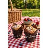 Trend Hediye Sepeti Gold Desenli Kahverengi Klasik Lale Kapsül Muffin Kek Kalıbı , Altın Rengi Cupcake Tulip - 100 Adet