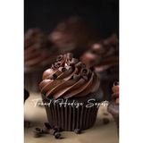 Trend Hediye Sepeti Muffin Cupcake Kağıdı, Kahverengi Kağıt Muffin Kek Kalıbı Takribi 200 Adet 40x30 Mm