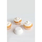 Trend Hediye Sepeti Muffin Cupcake Kek Kalıbı, Beyaz Muffin Kek Kağıdı Takribi 200 Adet Mini Boy 30x20 cm