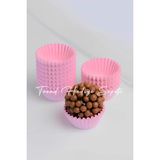 Trend Hediye Sepeti Muffin Cupcake Kek Kalıbı, Pembe Muffin Kek Kağıdı Takribi 200 Adet Mini Boy 30x20 cm